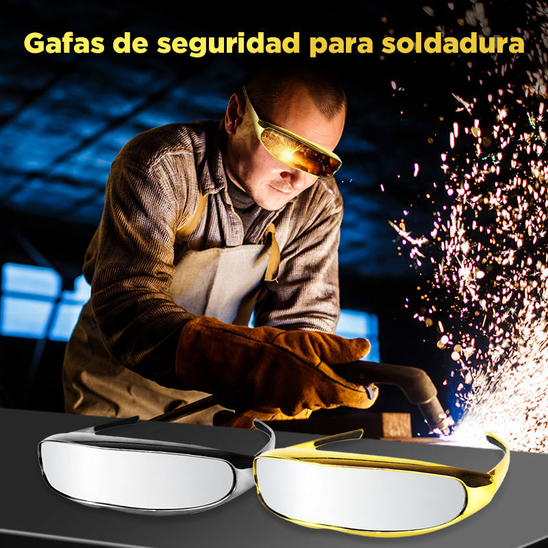 Gafas de seguridad de una pieza para soldadura