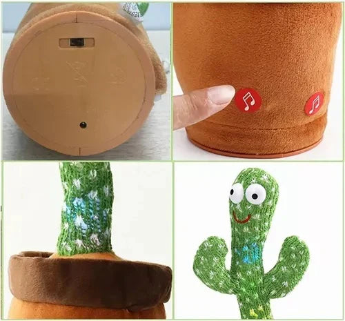 🌵 Cactus Bailarín Interactivo – ¡Baila, Repite y Brilla! 🎶✨