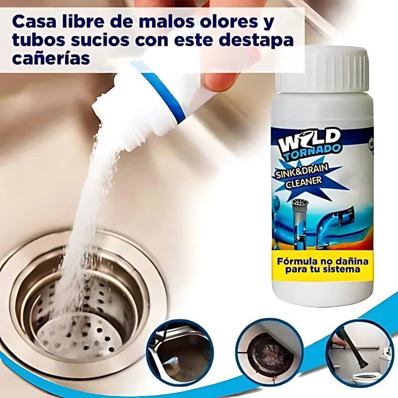 Wild Tornado™ PAGA 1 LLEVA 2 | Destapa, Evita Y Combate El Agua Estancada Y Los Malos Olores