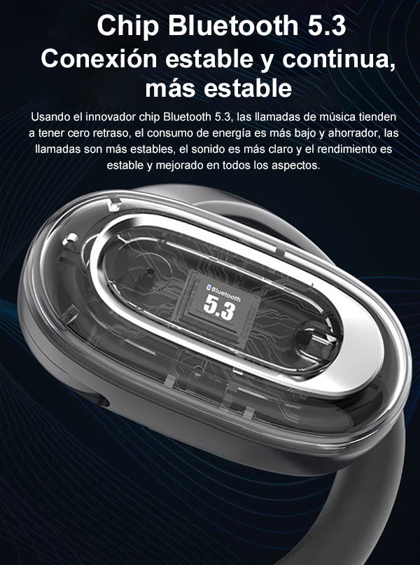 Conducción ósea inalámbricos auriculares Bluetooth