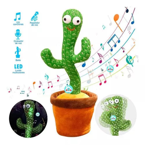 🌵 Cactus Bailarín Interactivo – ¡Baila, Repite y Brilla! 🎶✨