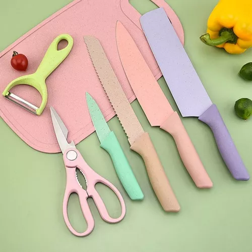 Juego de 6 cuchillos de cocina profesionales - SHARPSET®