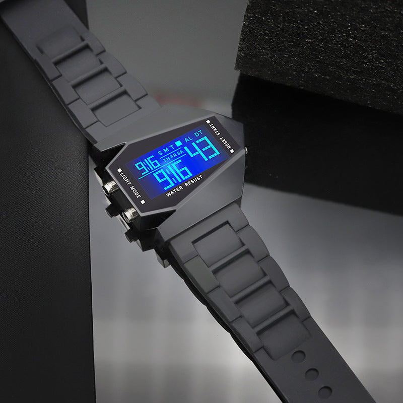 Las piezas múltiples son más baratas🔥Reloj LED creativo con forma de avión luminoso⌚