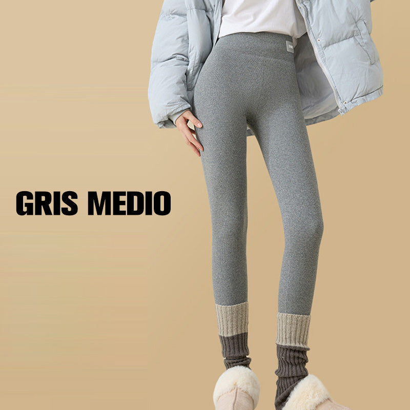 Mallas de Invierno Térmicas de Cintura Alta para Mujer