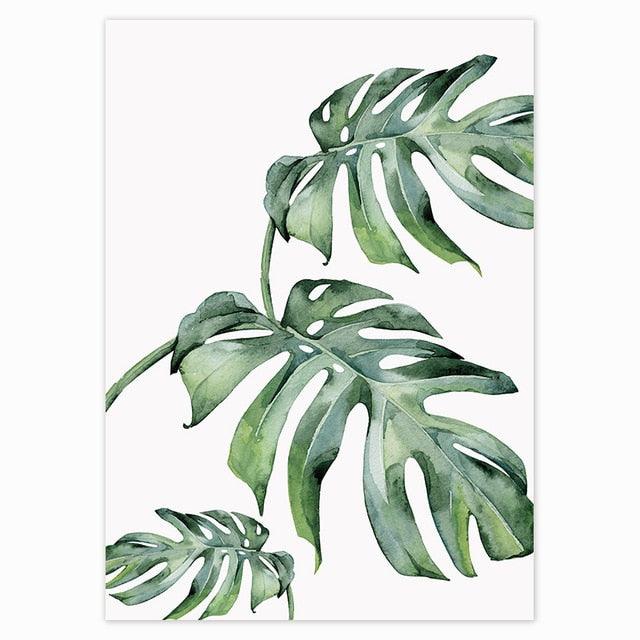 Quadro Planta Tropical 40x60CM - Toque de Luxo Decor