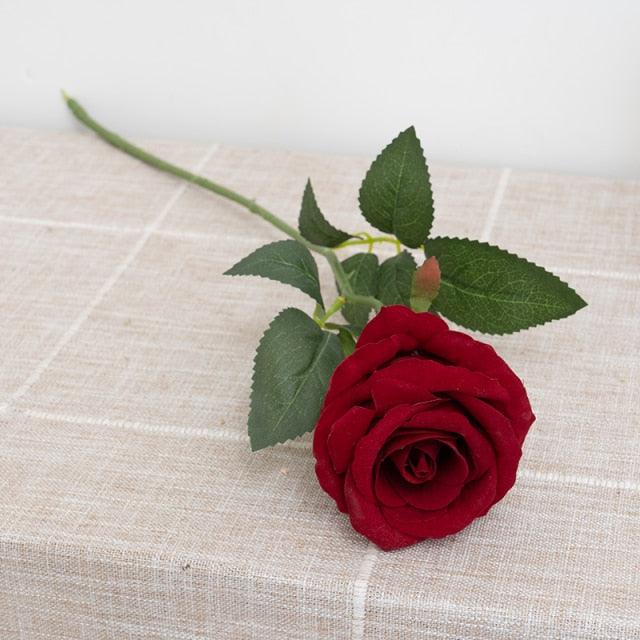 Rosas Artificiais Arranjo com 5 Peças - Toque de Luxo Decor